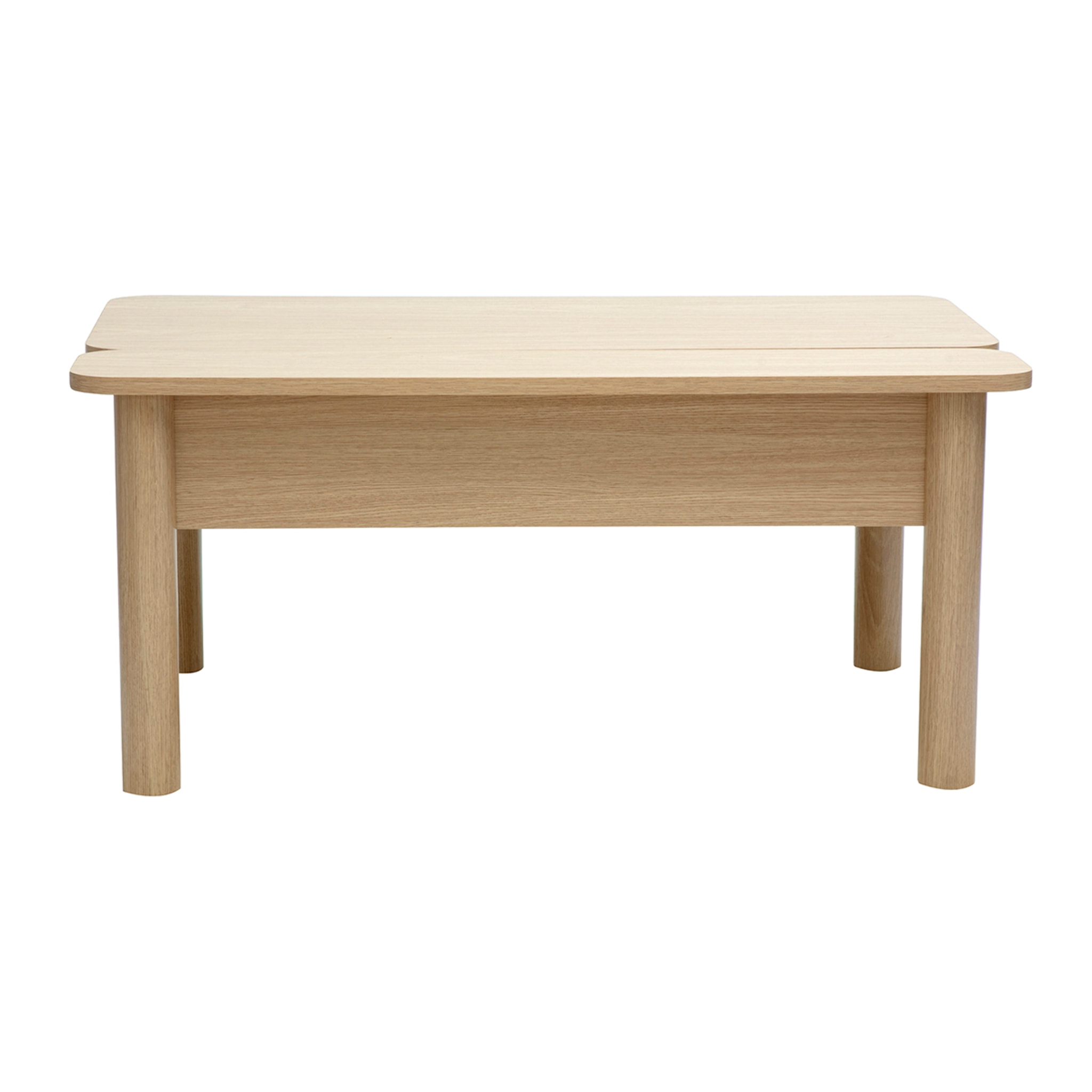 Table basse relevable finition bois chêne L100 cm BOLSO