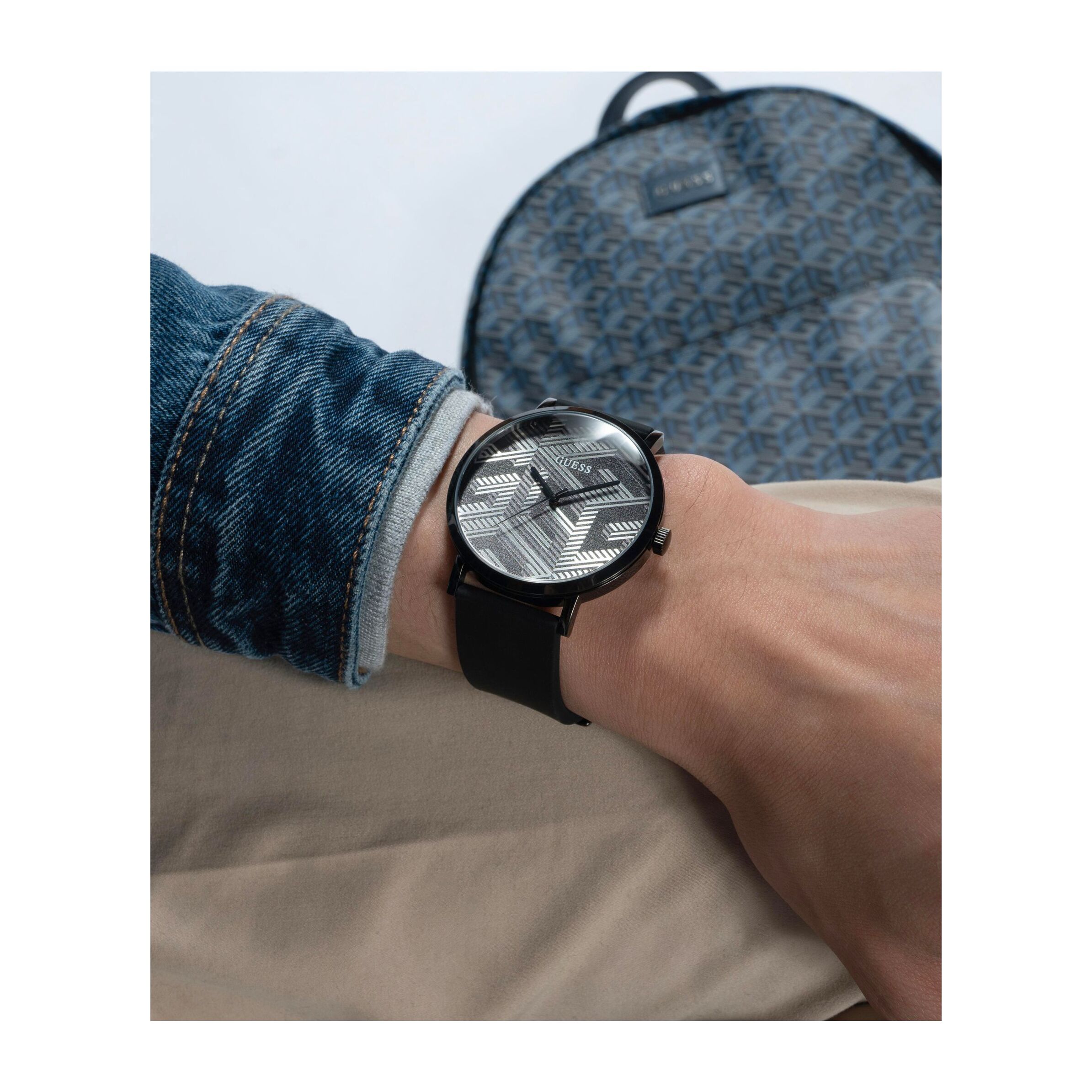 Guess Orologio Analogico Al Quarzo G Bossed