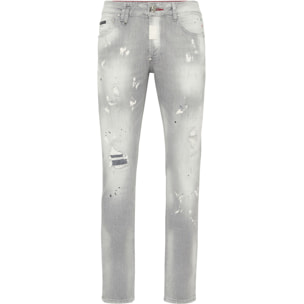 PHILIPP PLEIN Jeans taglio straight HEXAGON