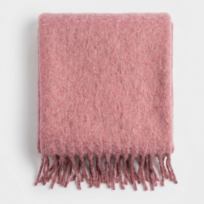 Plaid in poliestere - Rosa