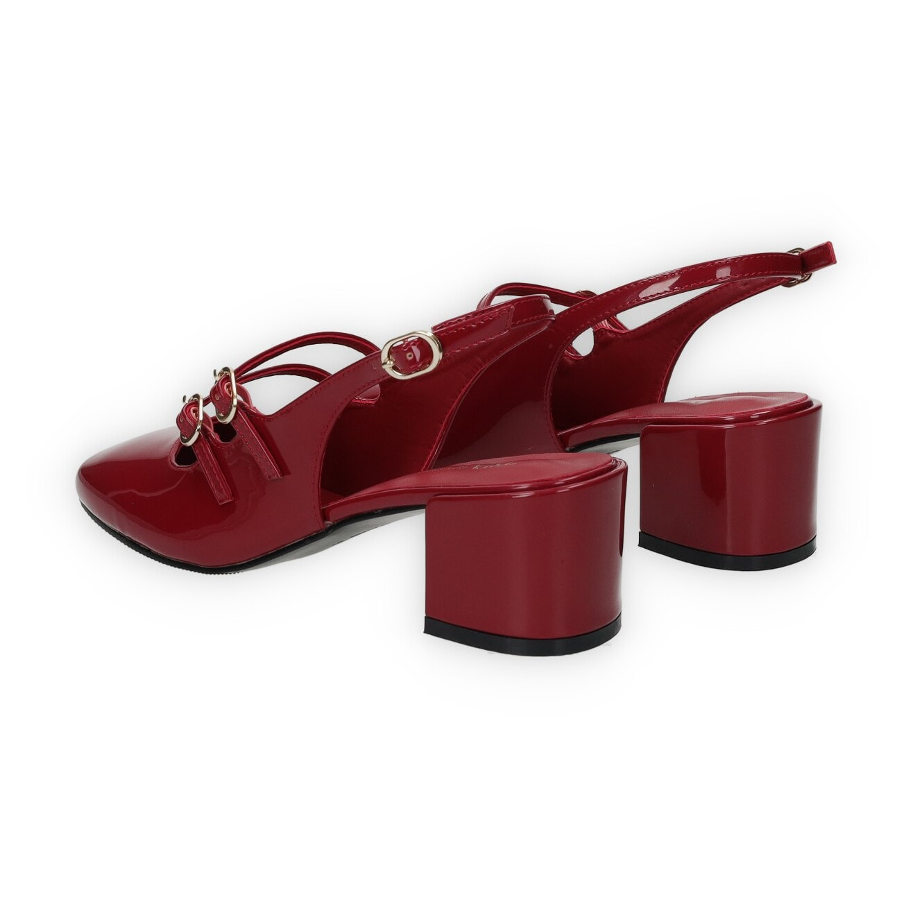 Décolleté sling back Donna Tata Italia Rosso