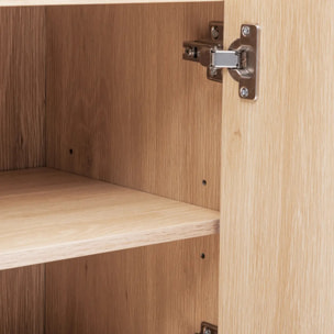 Meuble de salle de bain Abana 1 porte bois clair