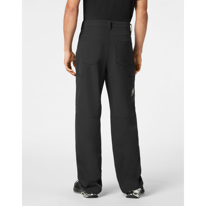 PLEIN SPORT Trousers Cargo fit SCRATCH