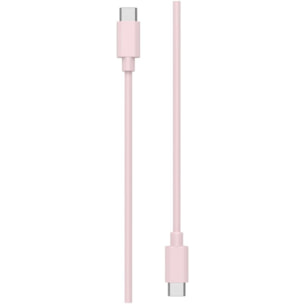 Câble USB C ESSENTIELB 1M vers USB-C Rose