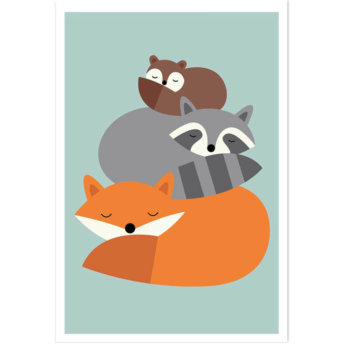 Affiche  chill forest Affiche seule