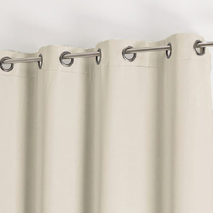 Rideau occultant ignifugé M1 non feu - Ecru
