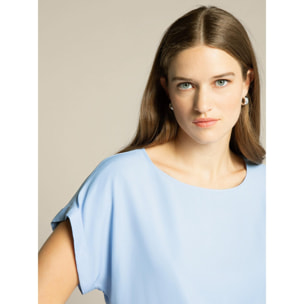 Elena Mirò - Blusa de color liso - Light - blue