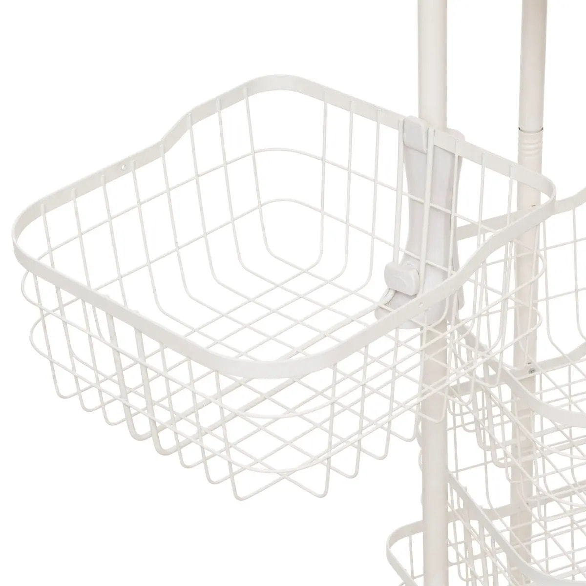 Desserte Balm 5 niveaux L34,5cm blanc