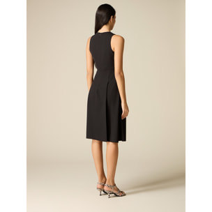 Oltre - Vestito dalla linea ad A - Nero