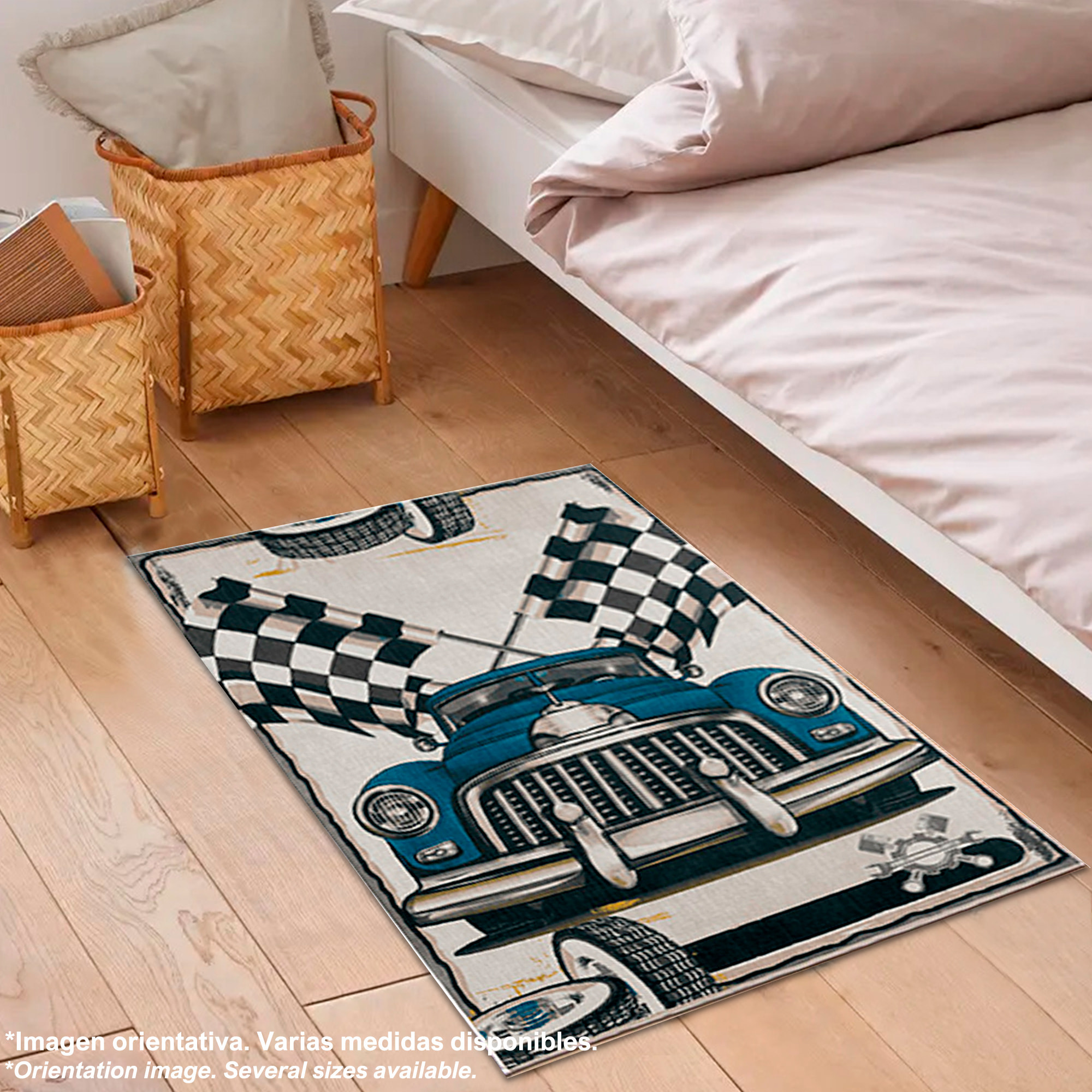 Alfombra infantil de Poliester estampada 160 x 230cm