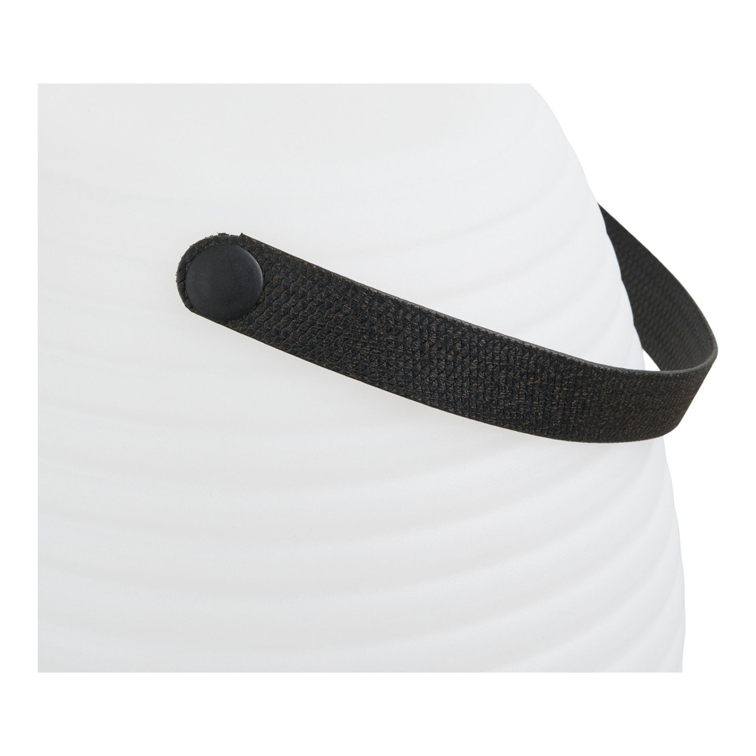 Lampada LED RGB ricaricabile Derry in PE bianco ø21 cm — versione grande