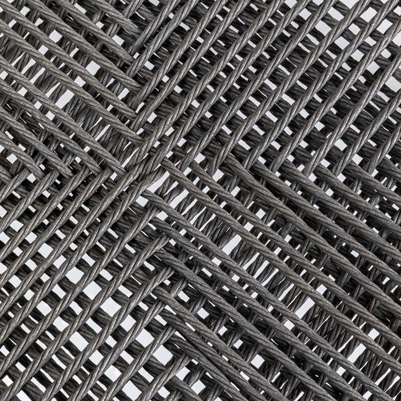 Ensemble de jardin Grande Possibilita table 220cm et 6 chaises grises Kare Design