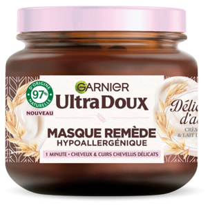 Lot de 6 - Garnier Ultra Doux Masque Remède Hydratant Délicatesse 340ml