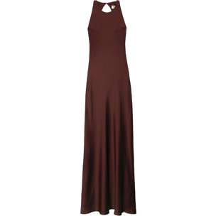 Vestido largo espalda descubierta de mujer