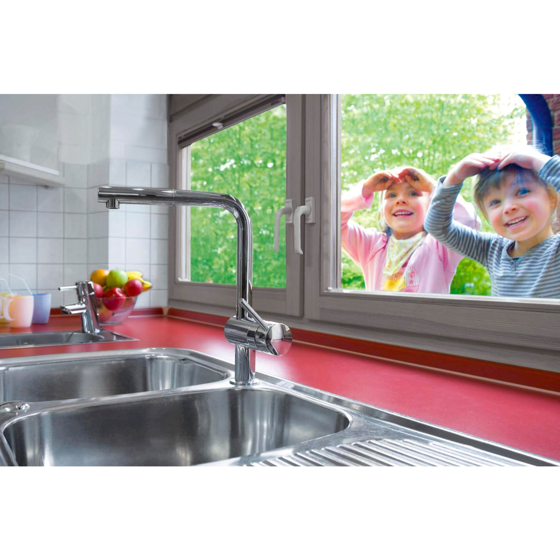 Mitigeur monocommande Evier Minta avec douchette extractible