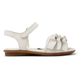 Sandalias - CAMPER Right Kids Twins - Blanco - Cuero liso