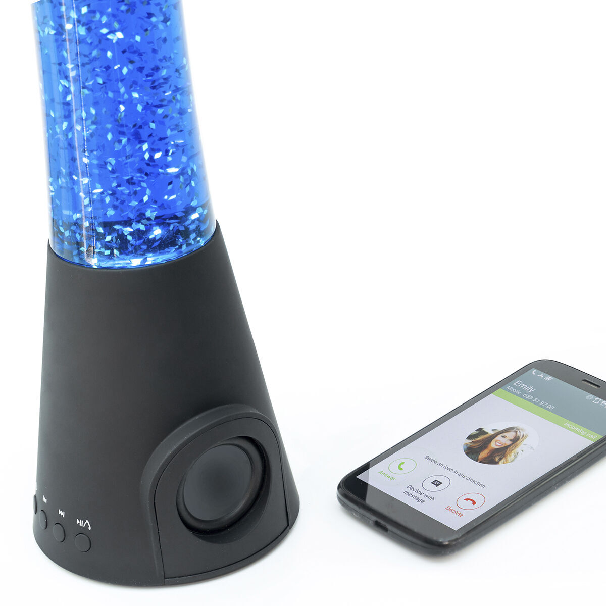 Lampe à Lave avec Haut-Parleur et Microphone Flow Lamp InnovaGoods