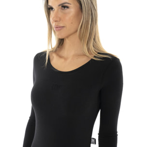 Body da donna a manica lunga 'Black Ring'