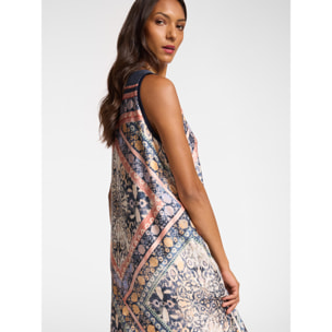 Elena Mirò - Abito dalla stampa etnica - Blu