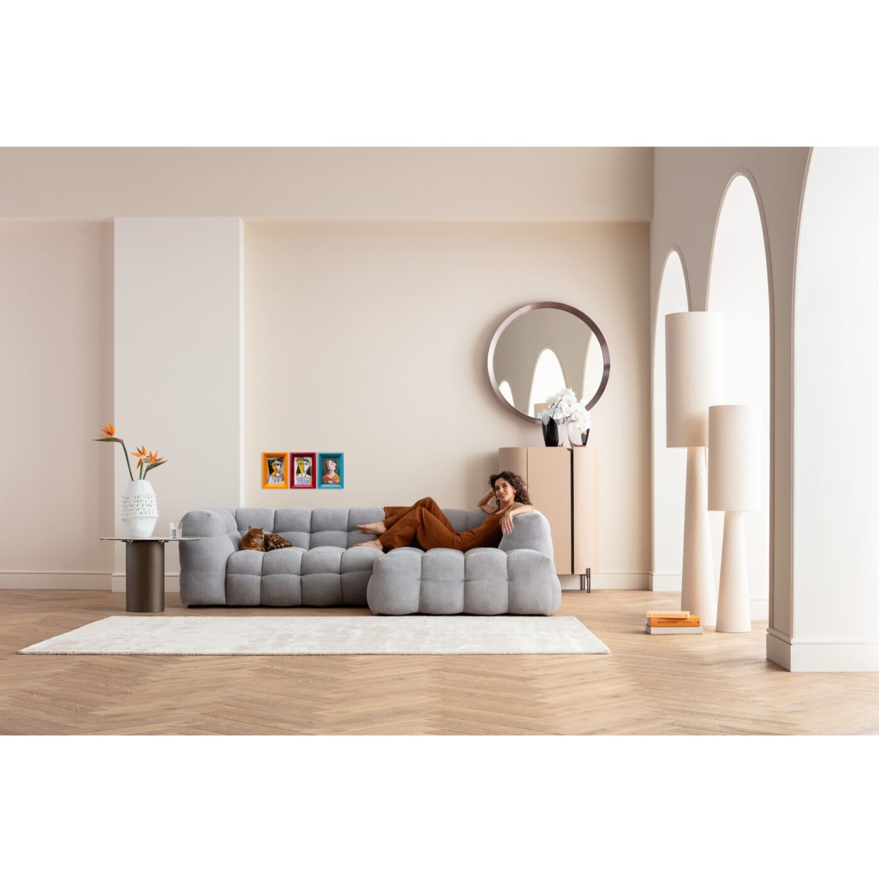 Tableau Frame portraits cubisme set de 3 Kare Design