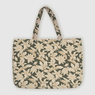 Pack bolso + toalla pareo charamo verde cacería