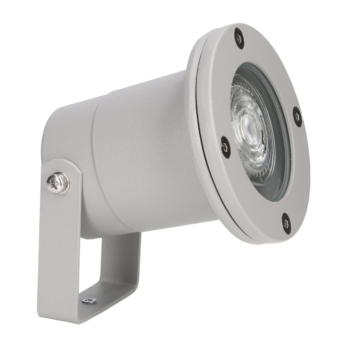 FORLIGHT Post proyector para bombilla GU10 en color gris