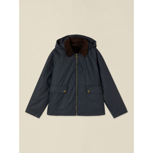 Oltre - Trench corto con interno staccabile - Blu