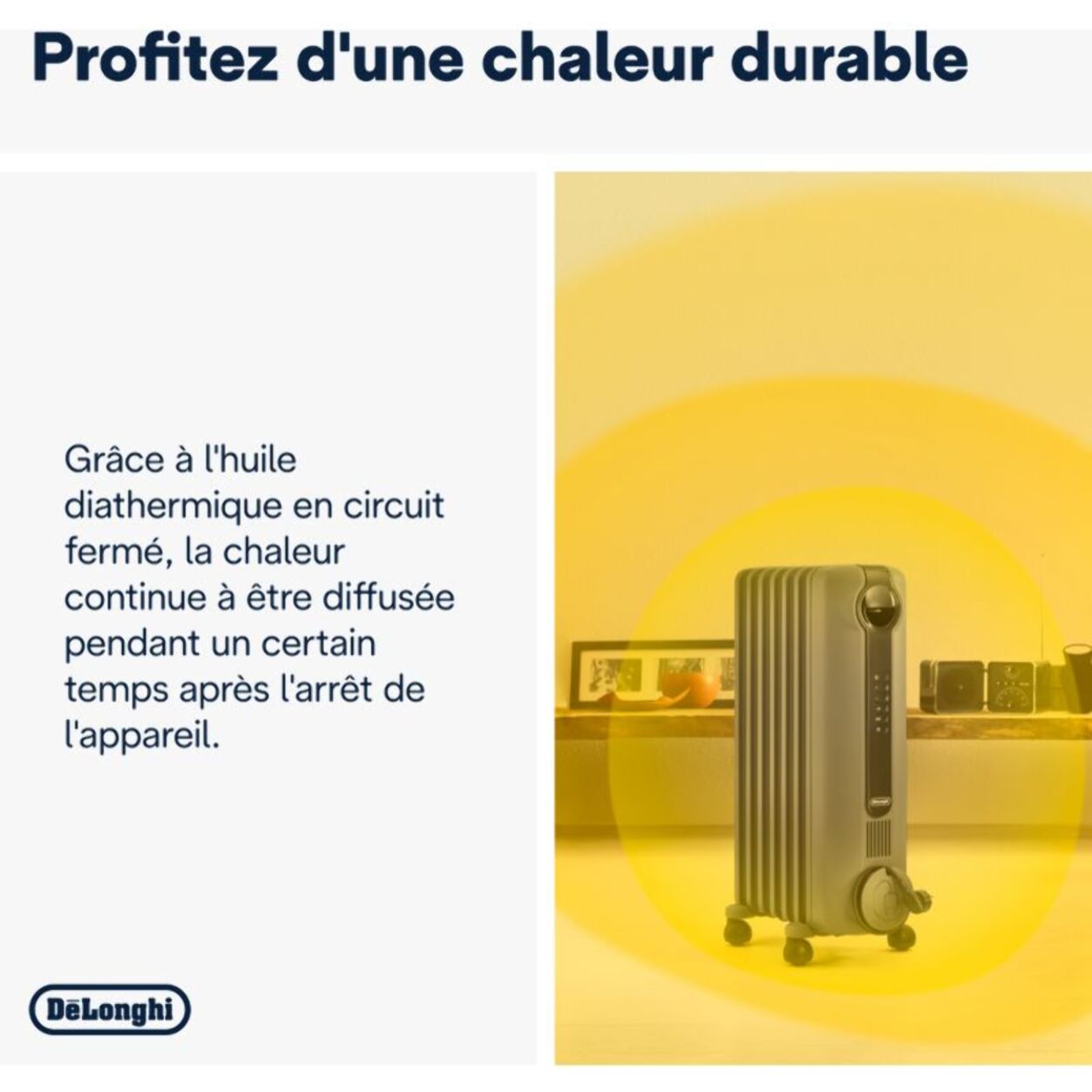 Chauffage Bain d'huile DELONGHI TRRS0920E.G