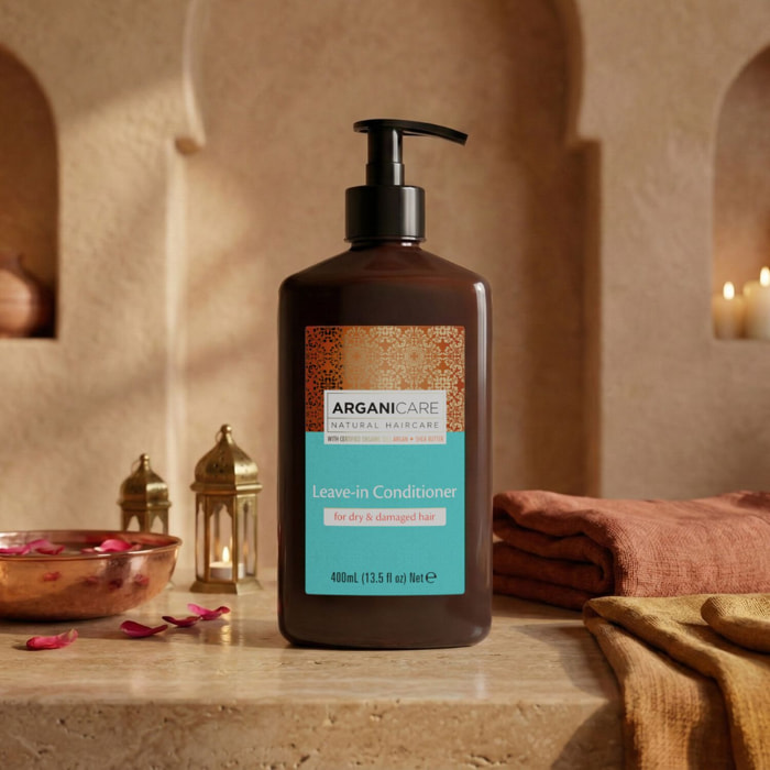 Argan - Soin Hydratant Protecteur sans-Rinçage - Cheveux Secs & Abîmés 400 ml