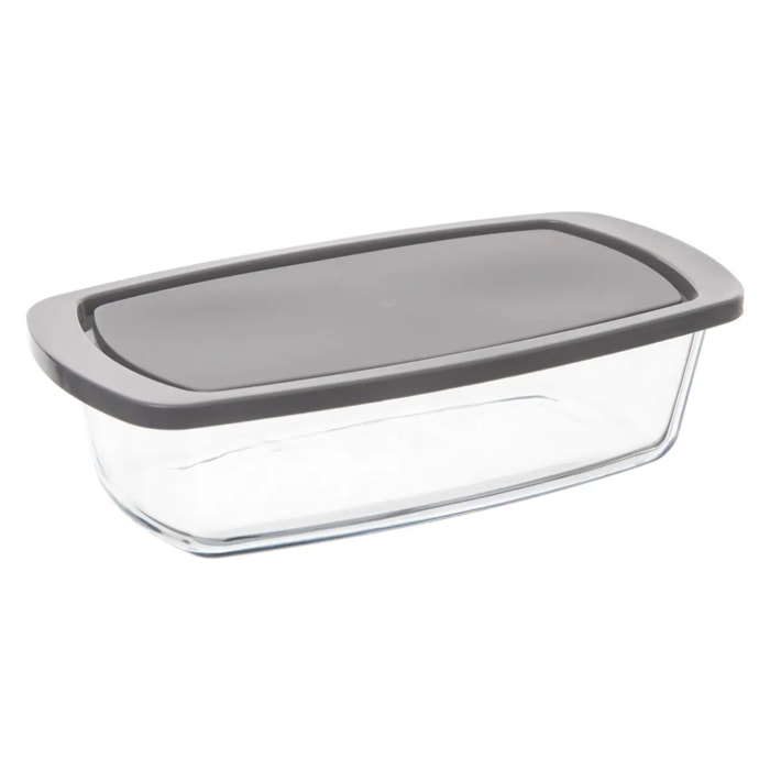 Plat à cake couvercle silicone 27x14cm "KeepEat"