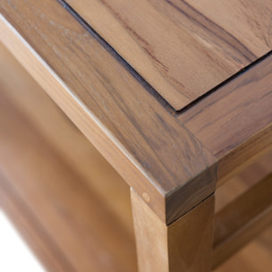Meuble double vasque en teck massif 120cm DEWI