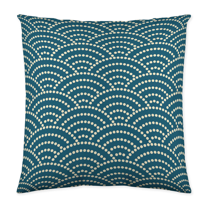 Pop Corn - Funda de Cojín Estampado - Con Cremallera - Sin relleno - 100% Algodón - Golden Dots