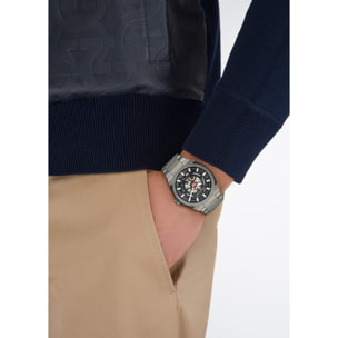 Ferragamo Reloj Analógico De Cuarzo Ta-Supreme Skeleton-Fw