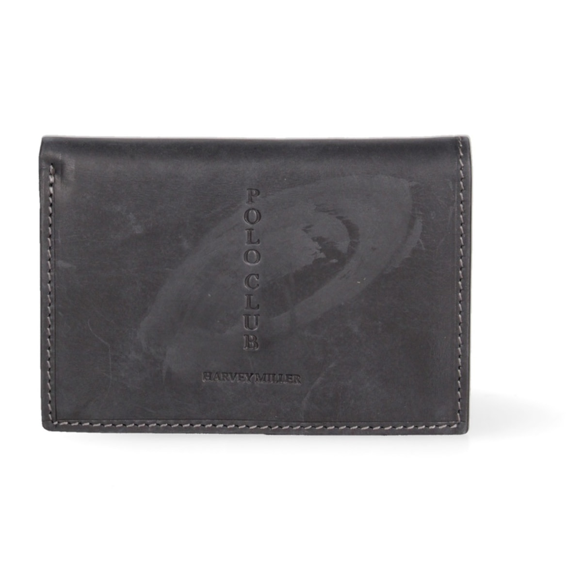 Portafoglio uomo in vera pelle - Modello False - Sfoderato - 12.0 x 9.5 x 2.0 cm