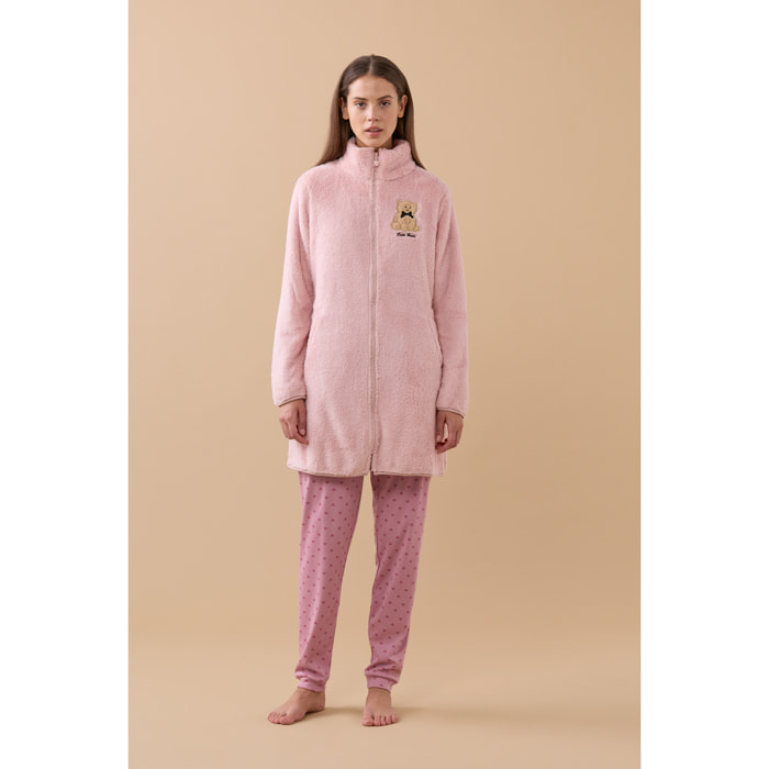 Vestaglia donna eco pelliccia articolo orso. Noidinotte