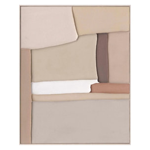 Cuadro Abstracto 100% Pintado A Mano 80x5x100 Cm