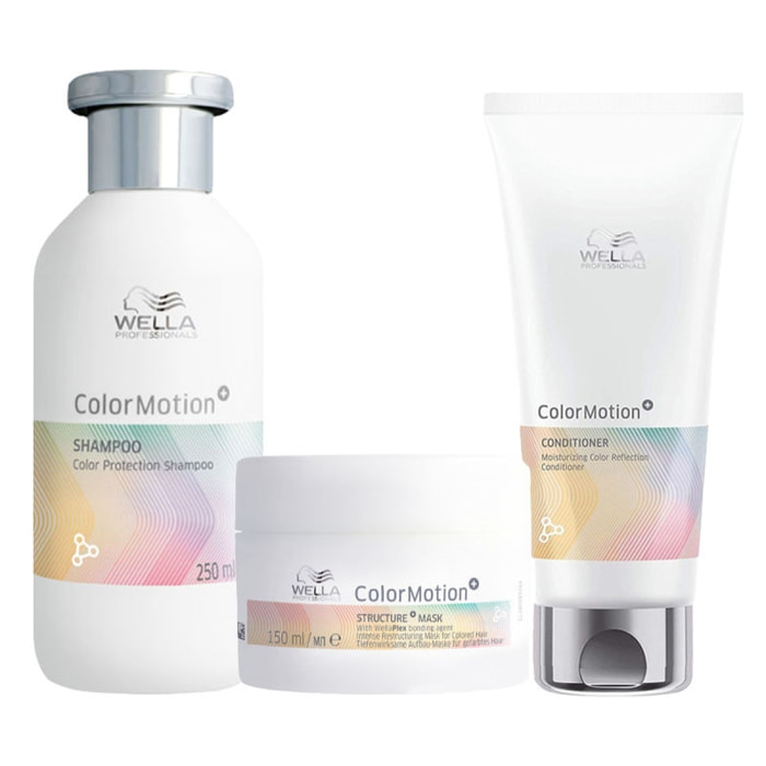 WELLA Kit ColorMotion Shampoo 250ml + Mask 150ml + Conditioner 200ml