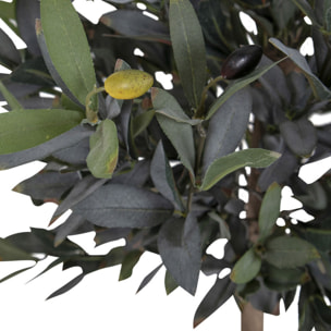 Olive Tree - Olivier artificiel H120cm : Couleur - Vert.