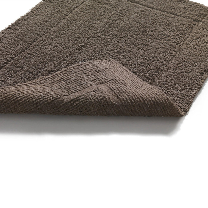Tappeto bagno in cotone - MARRONE