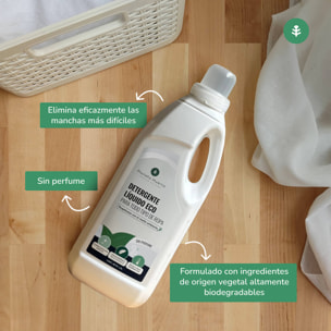 PLANETA HUERTO Pack 6x Detergente Líquido Ropa ECO Sin Perfume 1,5 L – Fórmula Natural y Respetuosa con la Piel