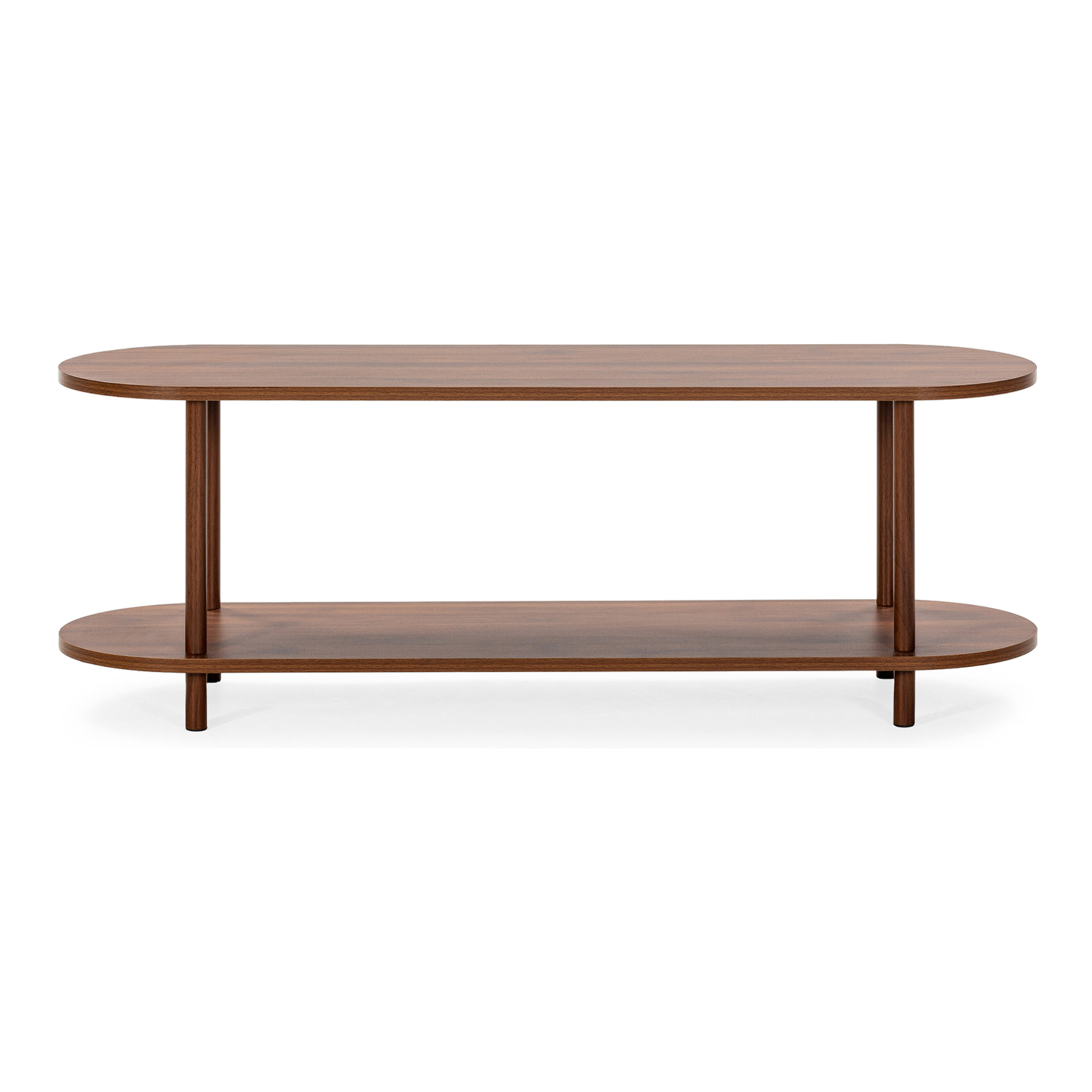 Mueble tv Montana 2 estantes efecto Nogal