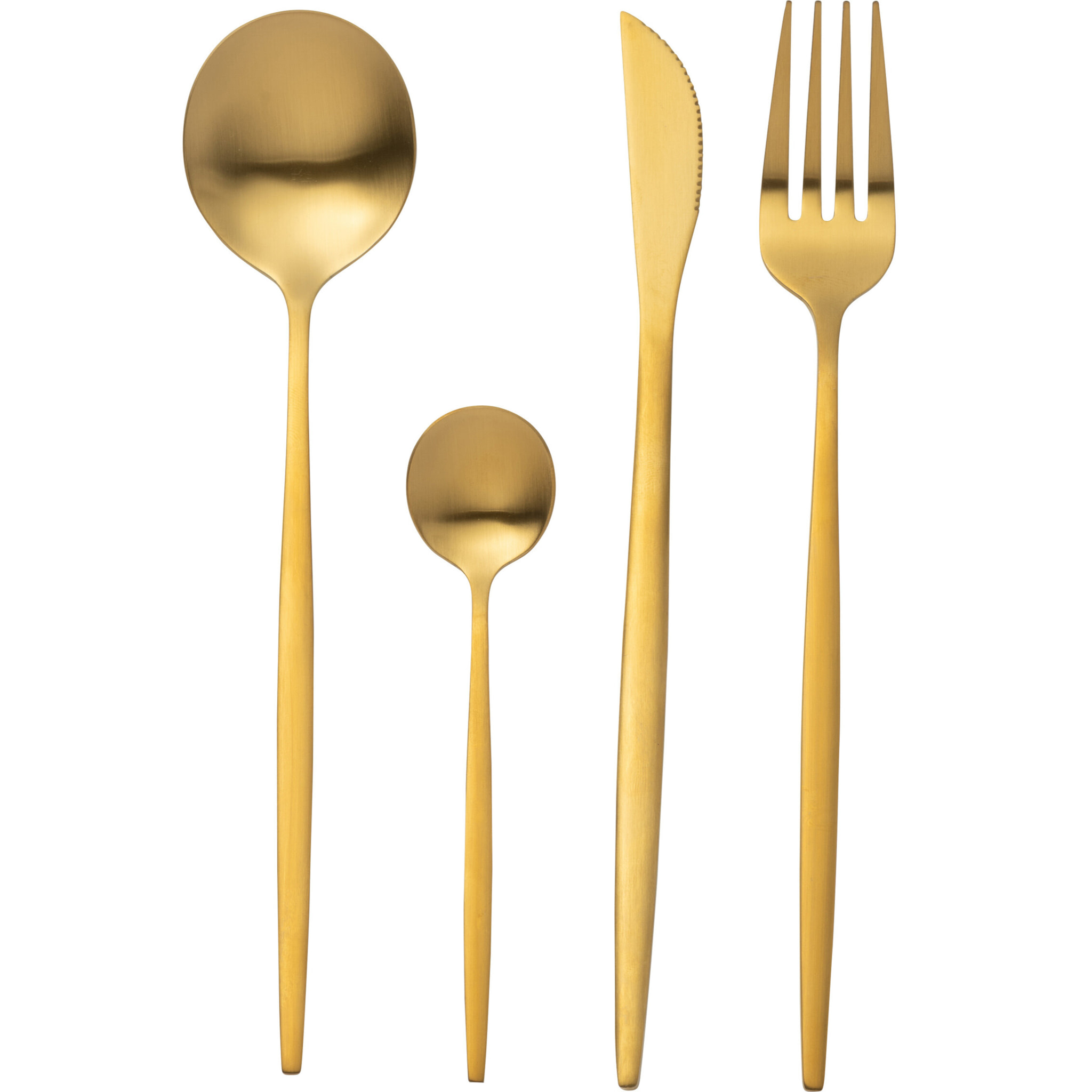 J-Line couvert - acier inoxydable - mat brillant - box de 24 pièces