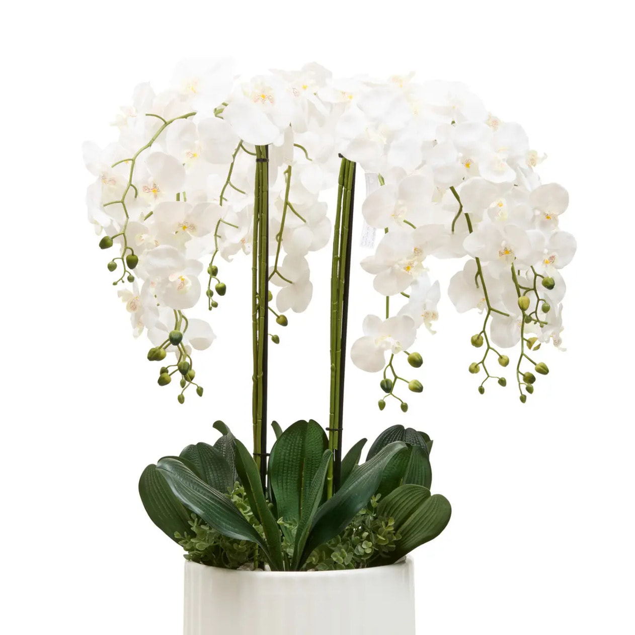 Fleur Artificielle Hotel H130cm avec Pot Blanc