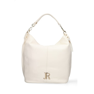 Borsa a spalla da donna Made in Italy - Modello Oriana Plus - 100% pelle - 36.0 x 40.0 x 12.0 cm