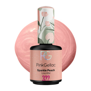 Vernis semi-permanent - 322 Sparkle Peach - 15 ml