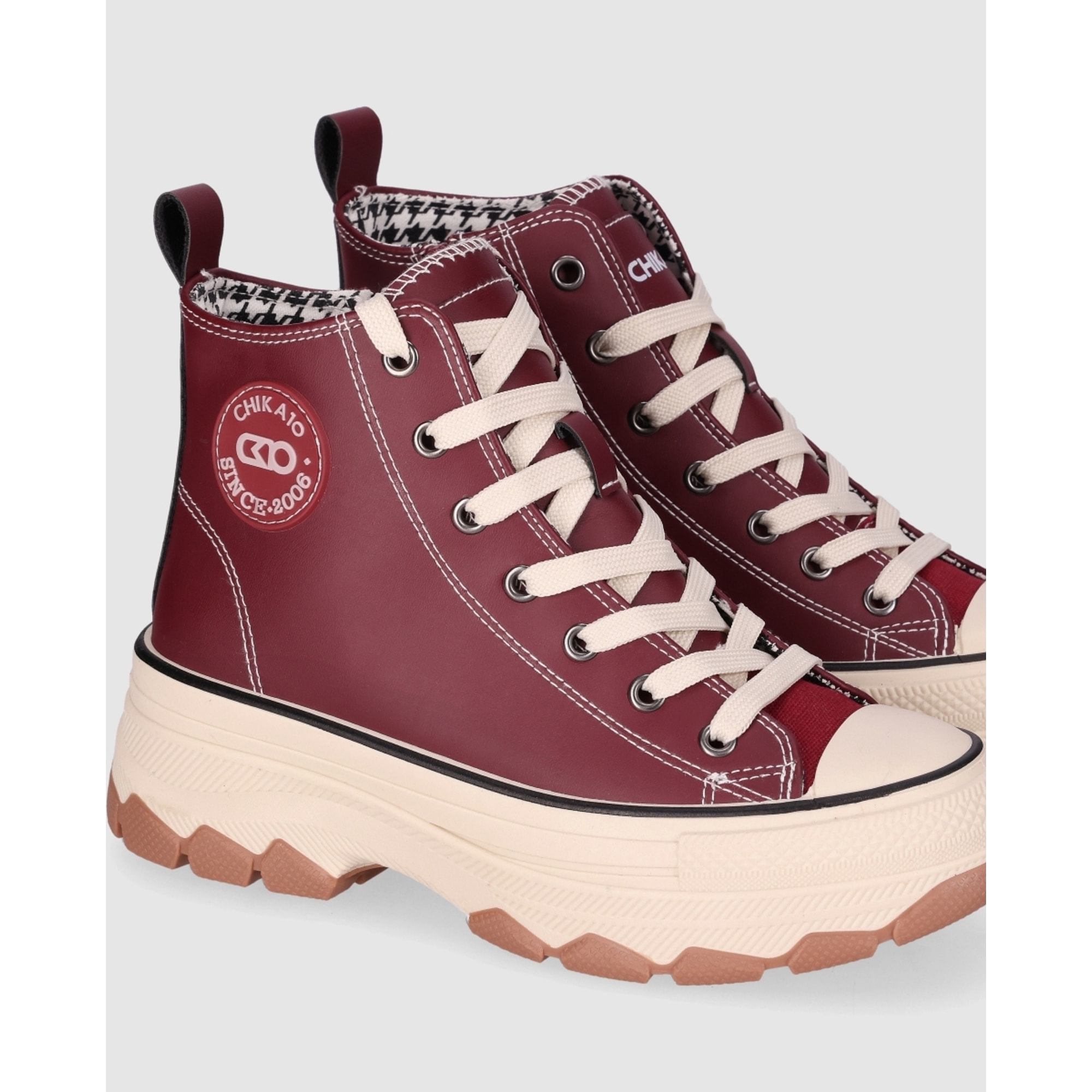 Deportivos - Vino - Tacón: 5 cm