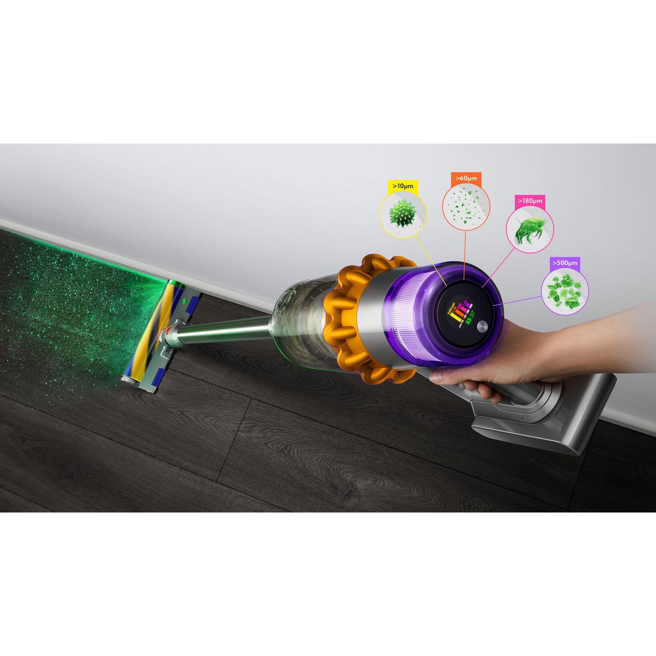 Aspirateur sans-fil Dyson V15 Detect™ Absolute (Jaune/Nickel)