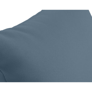Regala - canapé 3 places - convertible avec coffre - en tissu - Bleu Ardoise