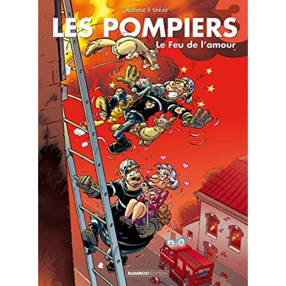 Cazenove | Les Pompiers, tome 3 : Le Feux de l'amour | Livre d'occasion