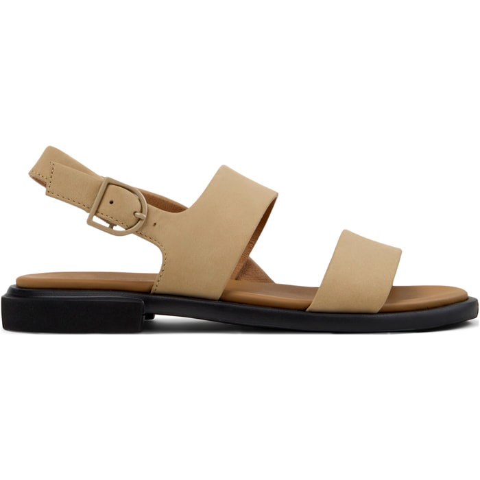 Sandalias - CAMPER Edy - Beige - Cuero Nubuck